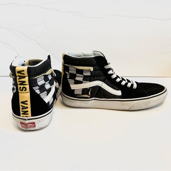 Rare Vans Sk8-Hi Mixed Quilting Core, Blue/Yellow Tongue 1966, Men 8, Women 9.5 - Picture 1 of 9